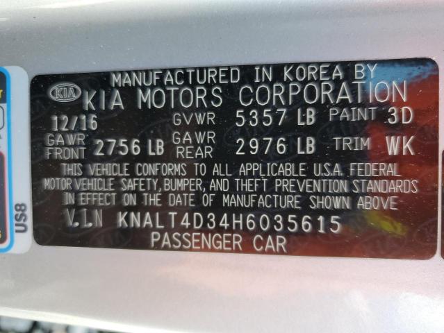 2017 KIA K900 KNALT4D34H6035615