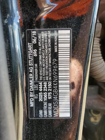 2019 MERCEDES-BENZ CLA 250 4M WDDSJ4GB4KN699679