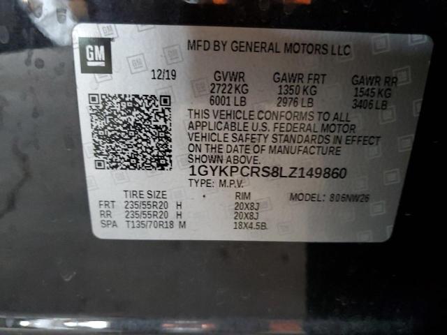 2020 CADILLAC XT6 PREMIU 1GYKPCRS8LZ149860