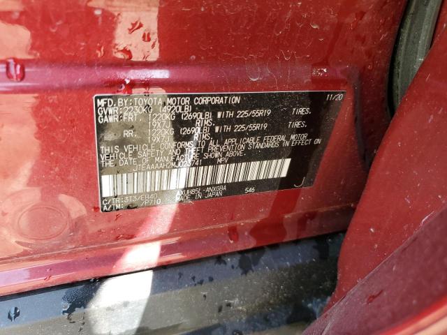 2021 TOYOTA VENZA LE - JTEAAAAH2MJ023741