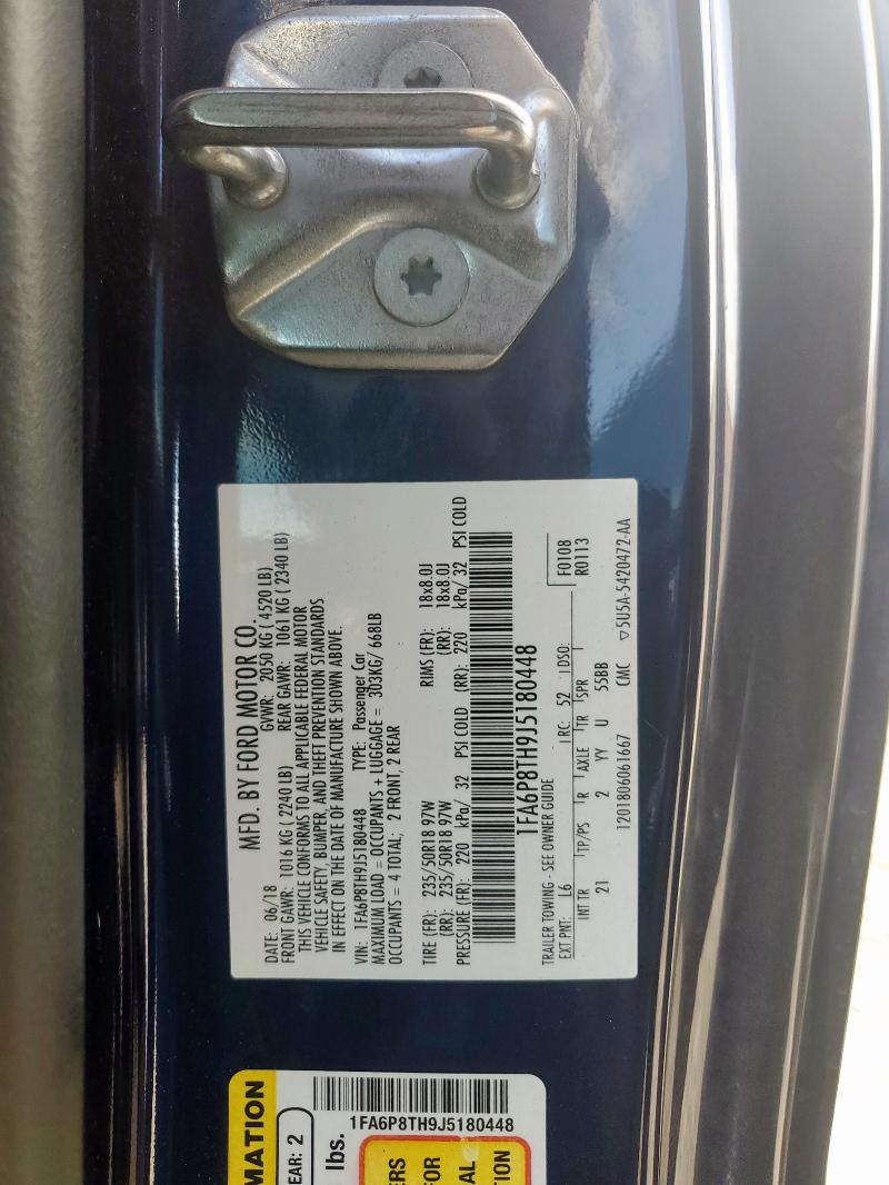 2018 FORD MUSTANG 1FA6P8TH9J5180448