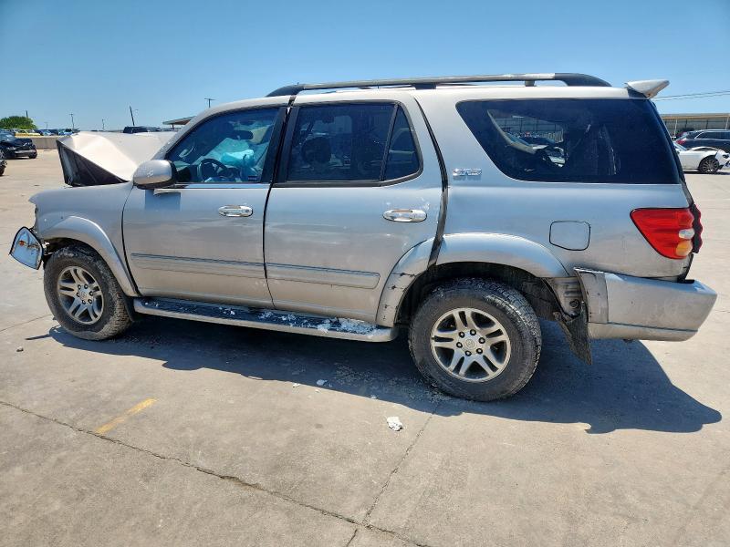 TOYOTA SEQUOIA SR 2004 silver  gas 5TDZT34A04S221278 photo #3