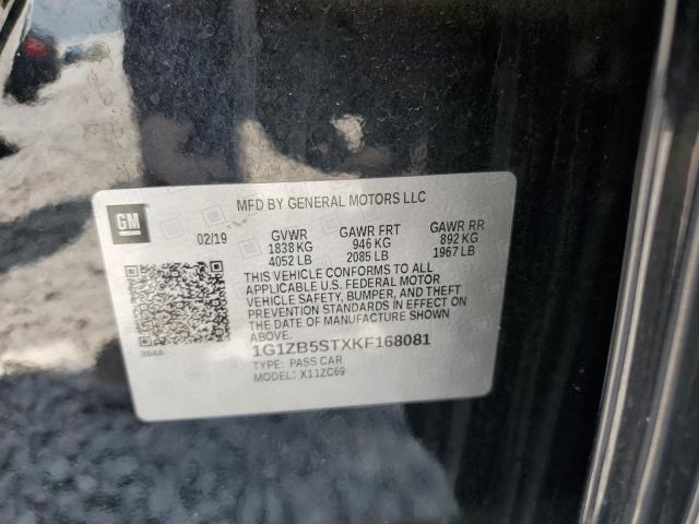 2019 CHEVROLET MALIBU LS - 1G1ZB5STXKF168081