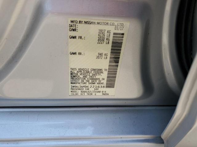 2017 NISSAN ALTIMA 2.5 - 1N4AL3AP0HC221638