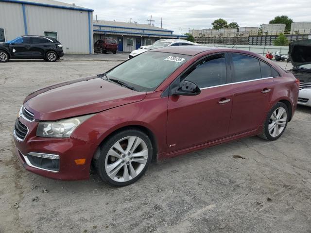 CHEVROLET CRUZE LTZ 2015 burgundy sedan 4d gas 1G1PG5SB3F7175180 photo #1