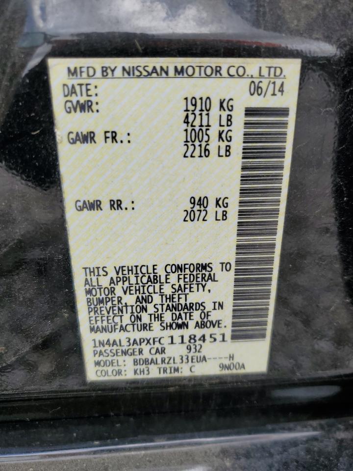 Nissan Altima 2.5 2015