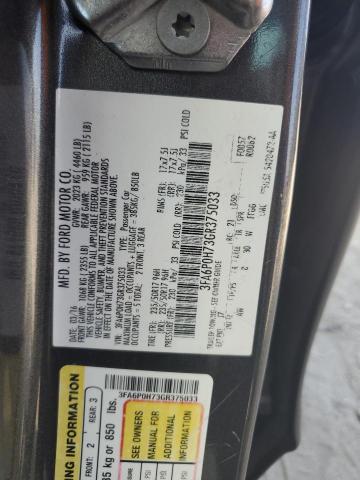 2016 FORD FUSION SE - 3FA6P0H73GR375033