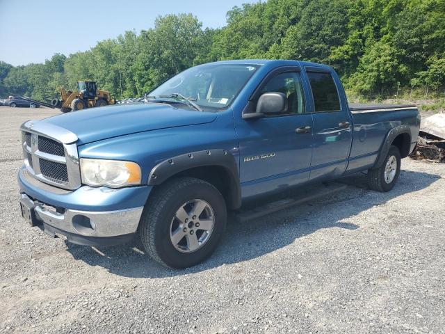 DODGE RAM 1500 S 2004 blue crew pic gas 1D7HU18NX4J280531 photo #1