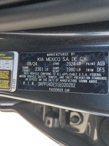 2025 KIA K4 EX 3KPFU4DE5SE020282