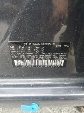 2023 SUBARU IMPREZA SP 4S3GTAM62P3720709