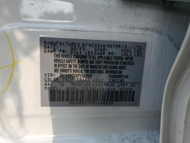 2023 NISSAN SENTRA SV - 3N1AB8CVXPY240552