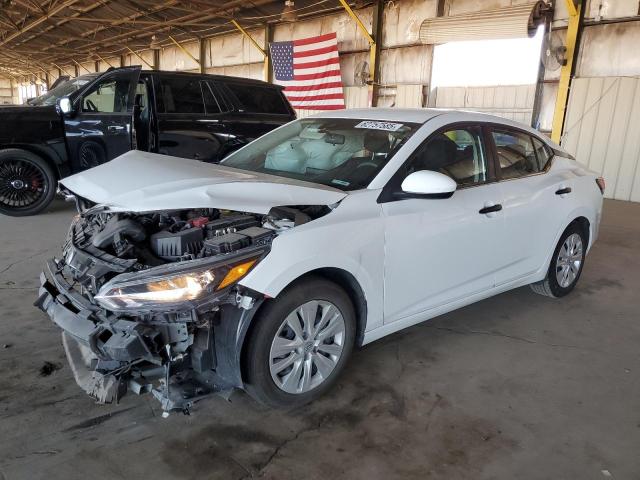 NISSAN SENTRA S 2024 white  gas 3N1AB8BV2RY272058 photo #1