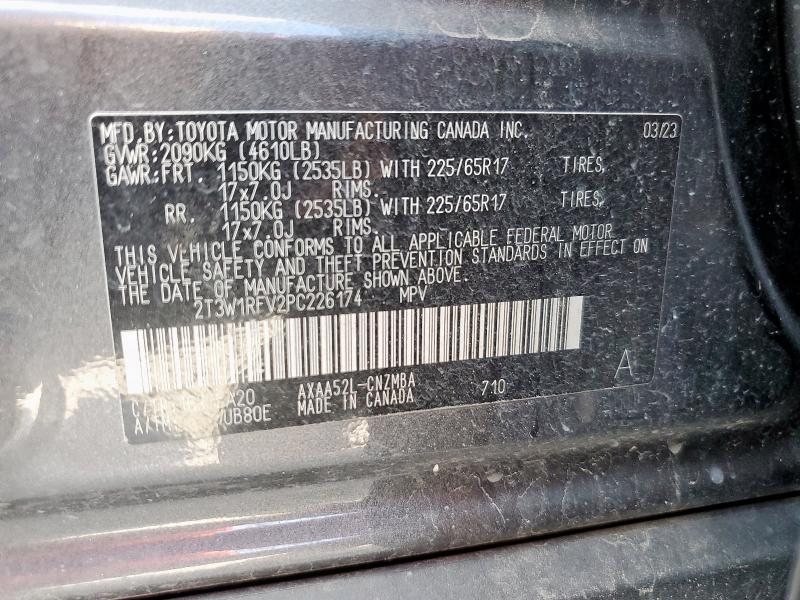 2023 TOYOTA RAV4 XLE - 2T3W1RFV2PC226174