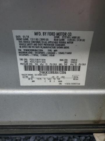 2018 FORD FLEX LIMIT 2FMGK5D88JBA13306