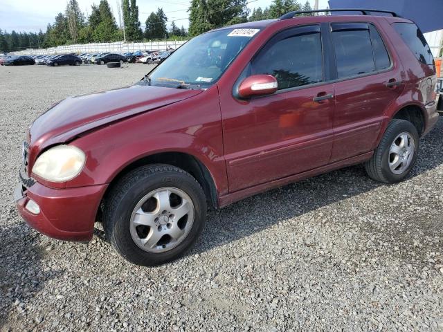 MERCEDES-BENZ ML 350 2004 maroon  gas 4JGAB57E24A467381 photo #1
