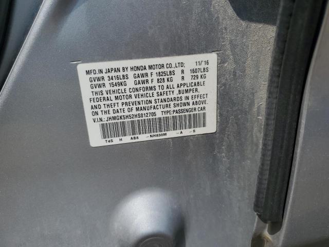 2017 HONDA FIT LX JHMGK5H52HS012705