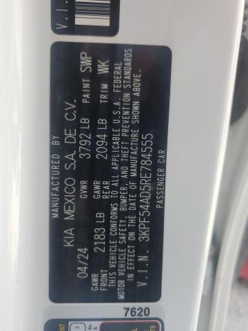 2024 KIA FORTE GT L 3KPF54AD5RE784555