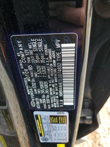 2020 HYUNDAI PALISADE KM8R44HE1LU074832