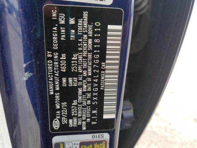 2016 KIA OPTIMA SXL - 5XXGV4L27GG118110
