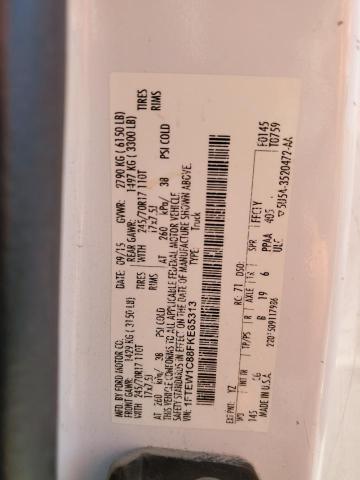 2015 FORD F150 SUPER - 1FTEW1C88FKE65313