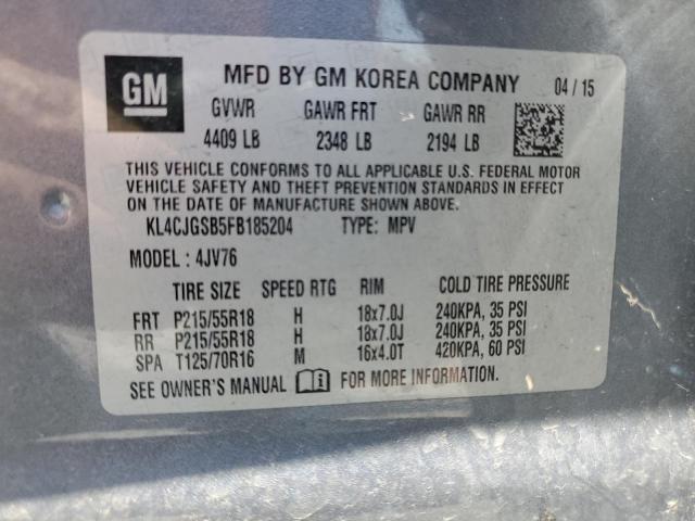 2015 BUICK ENCORE - KL4CJGSB5FB185204