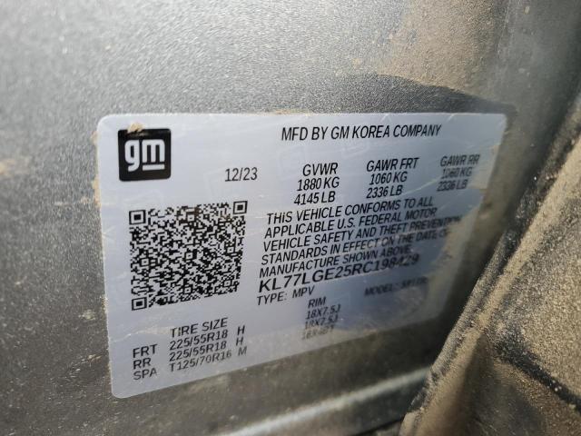 2024 CHEVROLET TRAX 1RS - KL77LGE25RC198429