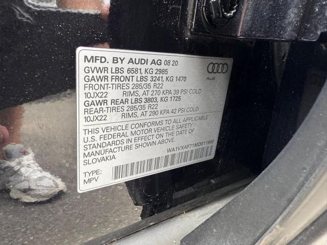 2021 AUDI Q7 PRESTIG WA1VXAF71MD011660
