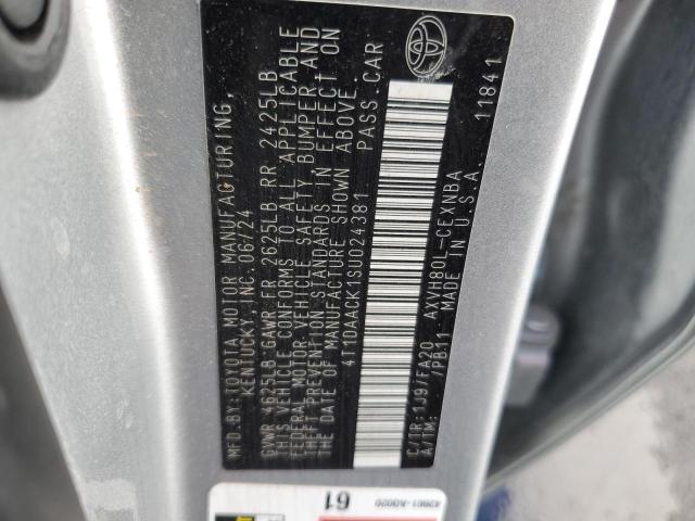2025 TOYOTA CAMRY XSE 4T1DAACK1SU024381