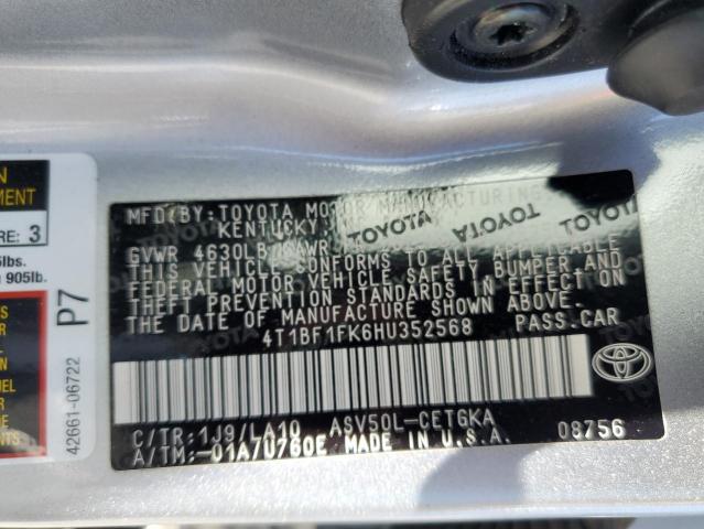 2017 TOYOTA CAMRY LE - 4T1BF1FK6HU352568