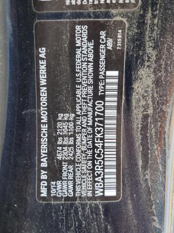 2015 BMW 435 XI WBA3R5C54FK371700