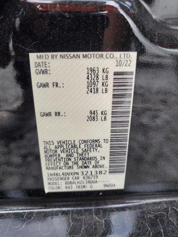 2023 NISSAN ALTIMA SV 1N4BL4DVXPN321382