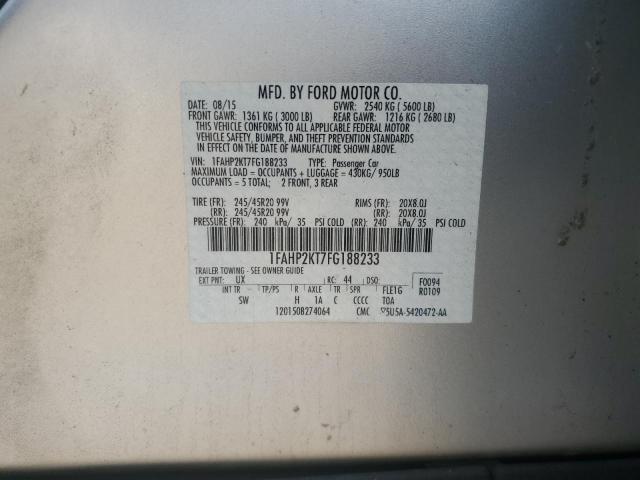 2015 FORD TAURUS - 1FAHP2KT7FG188233