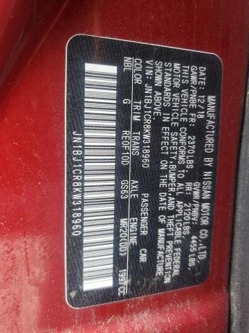 2019 NISSAN ROGUE SPOR - JN1BJ1CR8KW318960