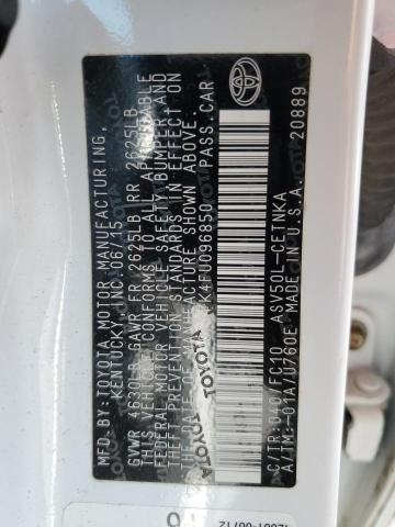 2015 TOYOTA CAMRY LE - 4T1BF1FK4FU096850