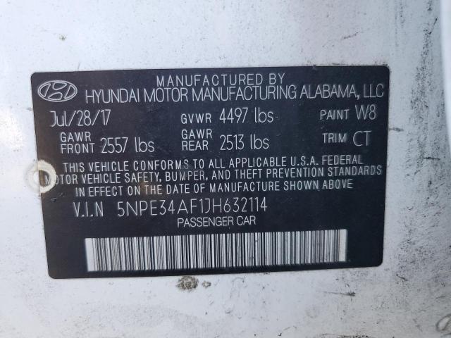 2018 HYUNDAI SONATA SPO 5NPE34AF1JH632114