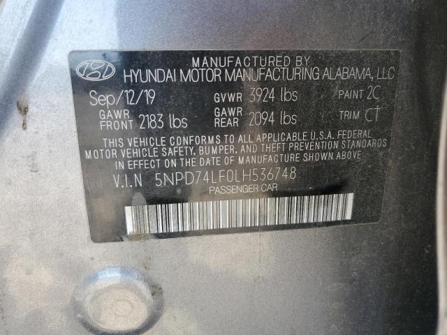 2020 HYUNDAI ELANTRA SE - 5NPD74LF0LH536748