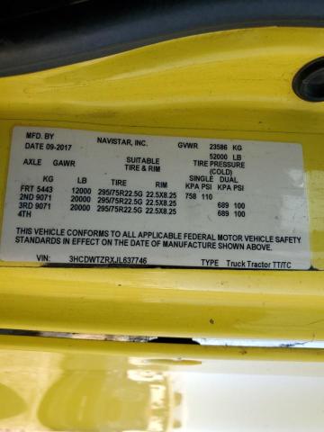 2018 INTERNATIONAL RH613 #3292282287