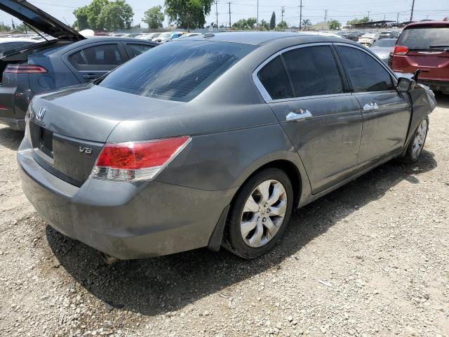 HONDA ACCORD EXL 2008 gray sedan 4d gas 1HGCP36818A044068 photo #4