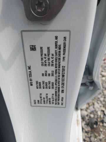 2022 TESLA MODEL 3 - 5YJ3E1EC1NF275912