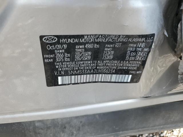 2020 HYUNDAI SANTA FE S - 5NMS33AA2LH186234