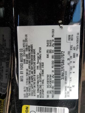 2016 LINCOLN MKZ 3LN6L2J97GR617072