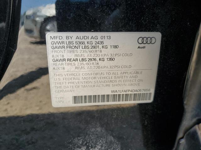 2013 AUDI Q5 PREMIUM - WA1LFAFP4DA057656