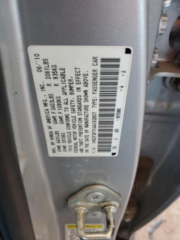 2010 HONDA ACCORD EX - 1HGCP2F71AA162807
