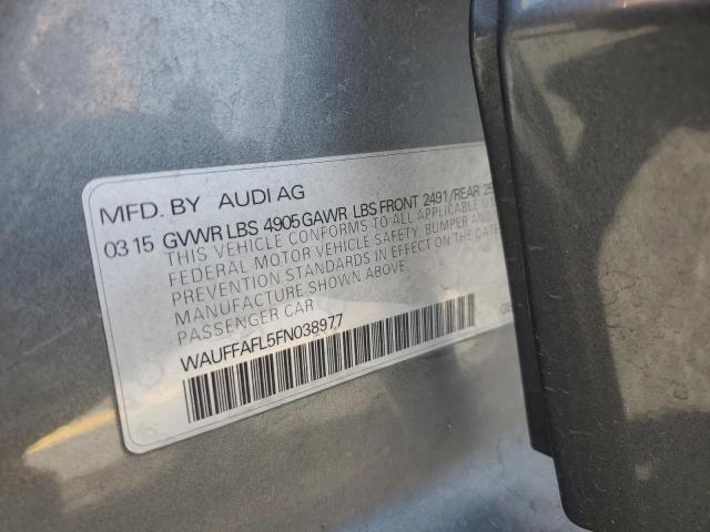 2015 AUDI A4 PREMIUM WAUFFAFL5FN038977