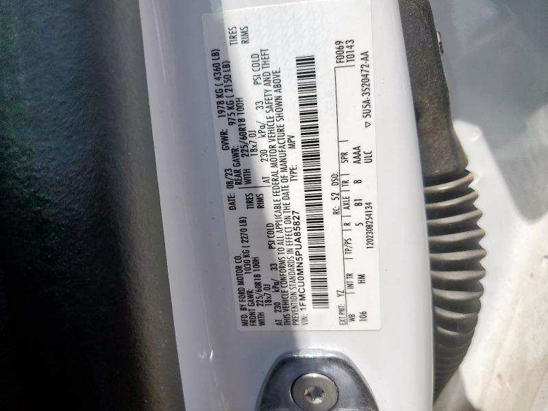 2023 FORD ESCAPE ST 1FMCU0MN5PUA85827