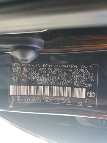 2015 TOYOTA PRIUS - JTDKN3DU7F0461133