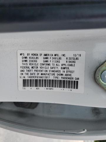 2017 HONDA ACCORD EXL - 1HGCR3F81HA013817