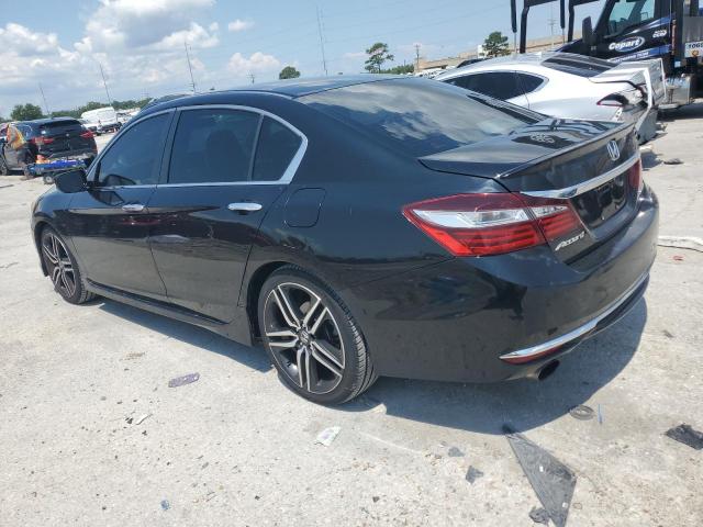 HONDA ACCORD SPO 2017 black sedan 4d gas 1HGCR2F50HA259581 photo #3