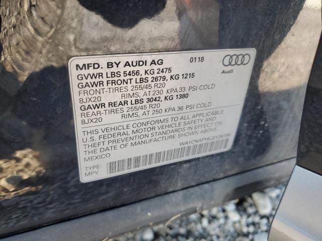 2018 AUDI Q5 PRESTIG WA1CNAFY6J2126199