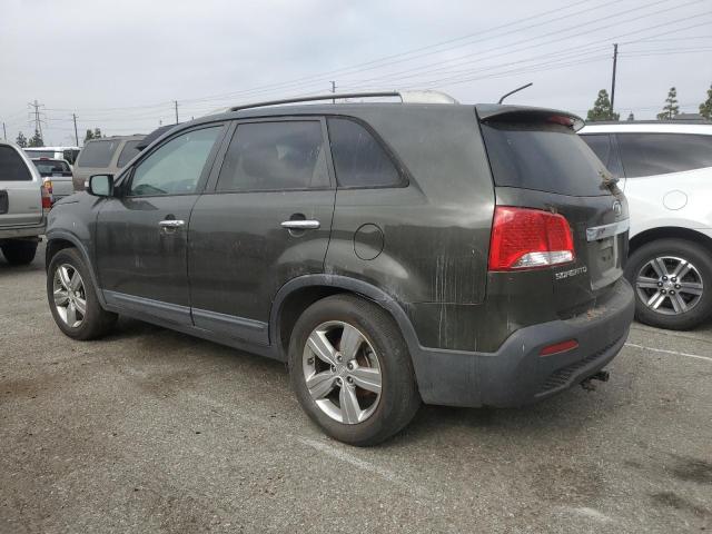 KIA SORENTO EX 2012 green  gas 5XYKU4A22CG246356 photo #3
